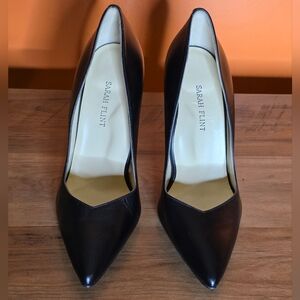 Sarah Flint Black Heels Sz:39.5